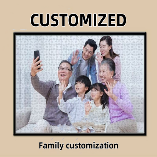 Private custom wooden puzzle (for children, family, and friends)